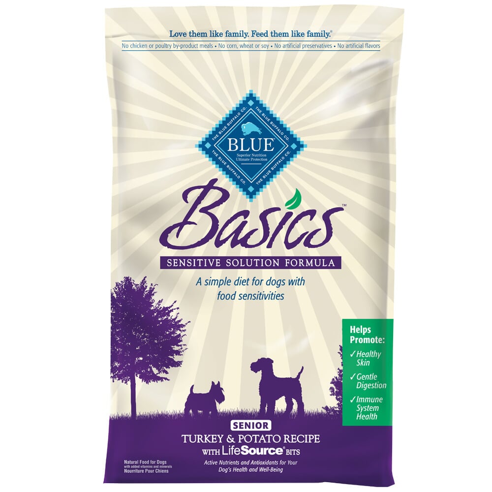 Blue Buffalo Basics Senior Turkey & Potato Recipe (24 lb)