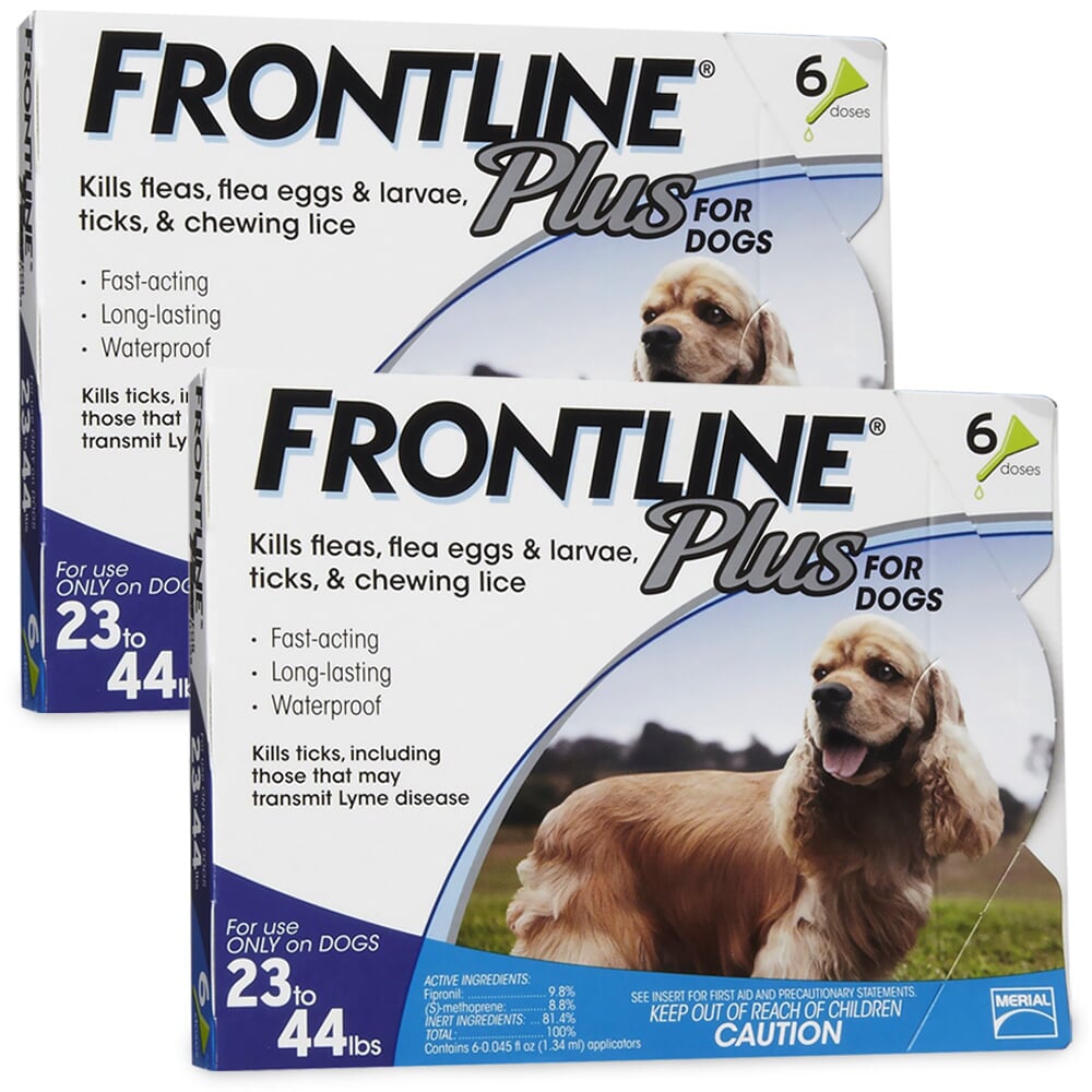 Frontline Plus for Dogs 2344 lbs BLUE, 12 MONTH