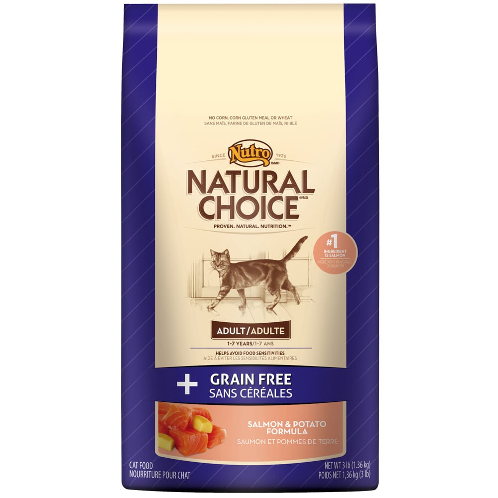 Nutro Natural Choice Grain Free Salmon & Potato Adult Cat (3 lb)