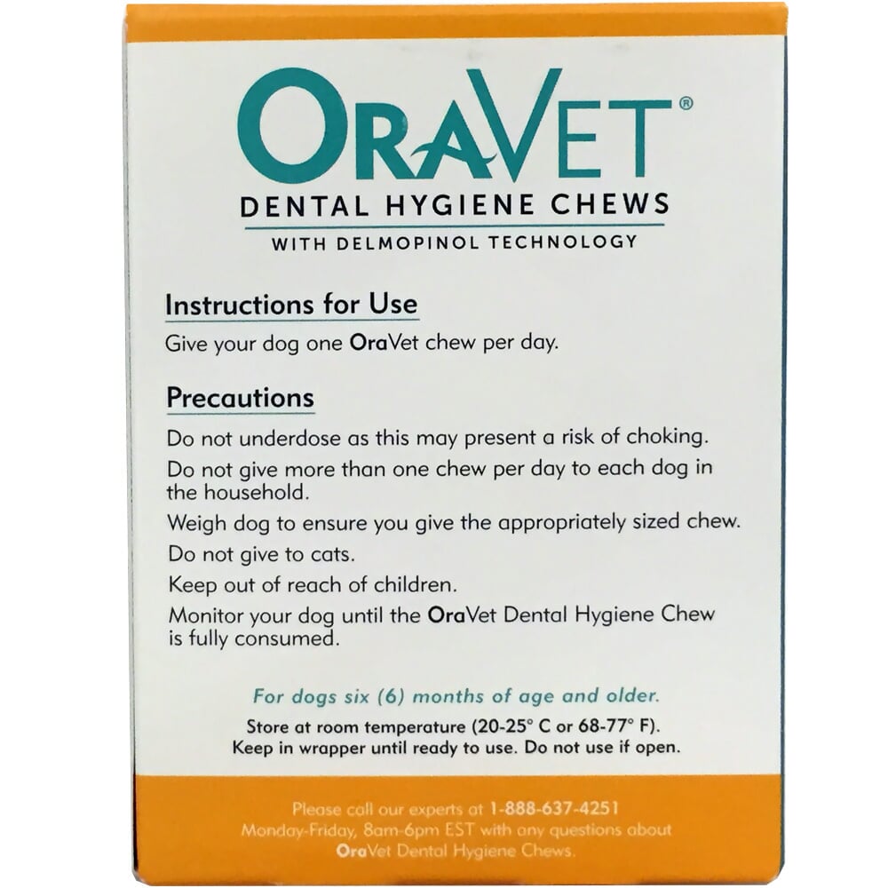 OraVet® Dental Hygiene Chews XSmall 1024lbs (14 Count) Healthypets