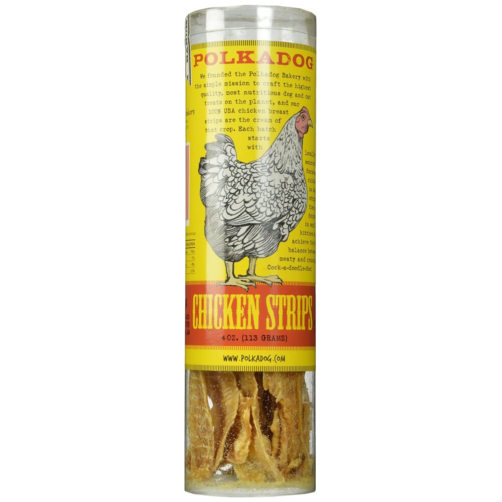 Polkadog® Chicken Strips Dog Treats (4 oz) Healthypets