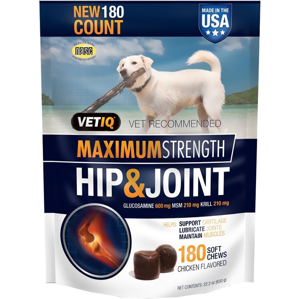 VetIQ Maximum Strength Hip & Joint (180 Soft Chews) | Heathypets