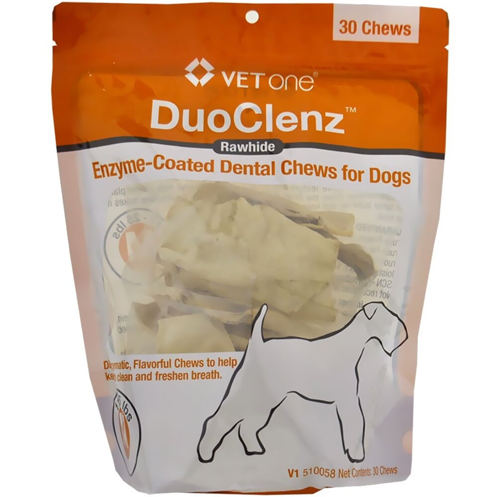 VetOne DuoClenz EnzymeCoated Dental Chews Medium (30 count)