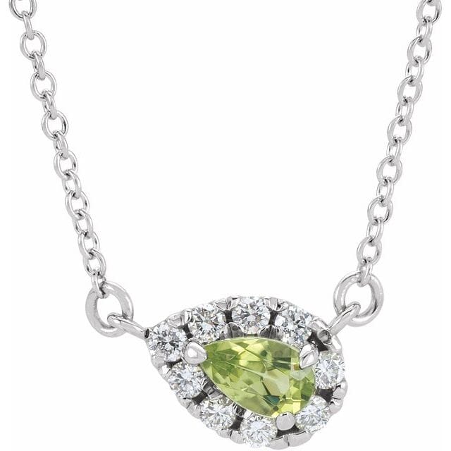 Kohls peridot necklace clearance