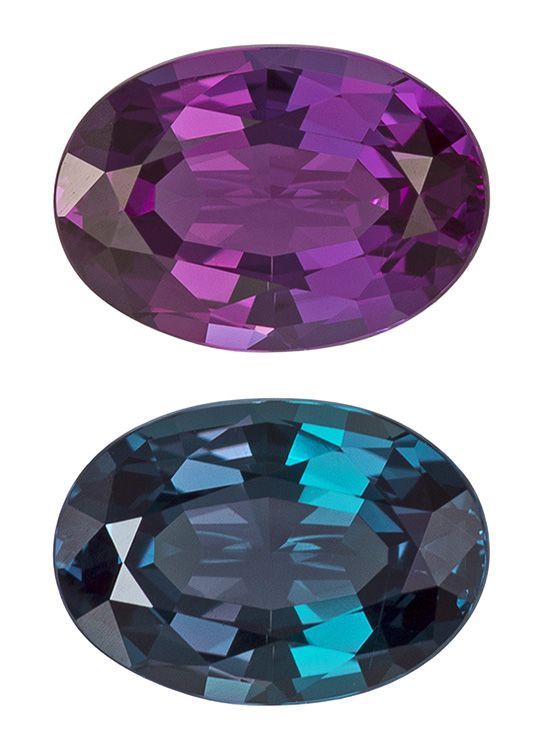 Natural Loose Gemstone 6 Ct Certified Princess Cut Color Change Alexandrite