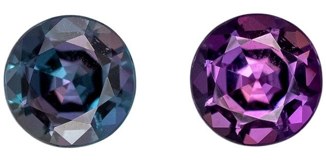 Details about   Certified 7.30 Ct Alexandrite Color Changing Round Shape Loose Gemstone