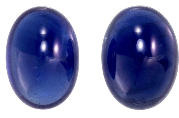 Semi-Precious Hand-Polished Loose Stone For Jewelry Making Blue Sapphire Cab For Pendant Blue Sapphire Cabochon Natural Gemstone