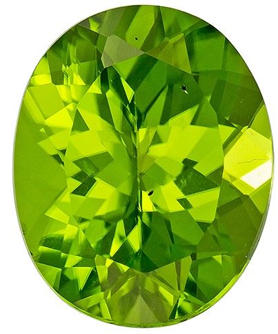 Brazilian Olive Green Peridot 3.95 Ct Oval Natural Gemstone Pair AGSL Certified 