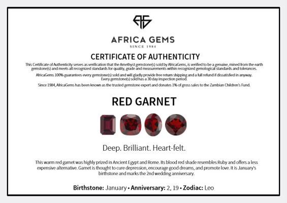 Red Mozambique Garnet AAA Quality Diamond Cut Round Shape Loose Gemstone 5mm 5 pcs