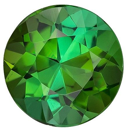 Green Tourmaline Natural 7-9 Carat Untreated Gemstone Emerald Cut AGI Certified