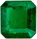 Nice Looking Eye Clean 0.57 carat Emerald in Emerald Cut, 5.2 x 5.0 mm