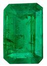 Quality Emerald Gemstone, 0.58 carats, Emerald Cut, 6 x 4 mm, Must See This Gem