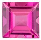 Deal on Pink Tourmaline Gemstone, 0.98 carats, Square Cut, 5.9 mm Size, AfricaGems Certified