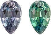 Fine Gem GIA Certified Genuine Loose Alexandrite Gemstone in Pear Cut, 8.06 x 5.02 x 3.61 mm, Green to Purple, 1.1 carats