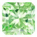 Loose Green Tourmaline Gemstone, Radiant Cut, 1.64 carats, 6.9 mm , AfricaGems Certified - A Hard to Find Gem