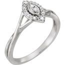 Buy 10 Karat White Gold .06 Carat Diamond Promise Ring