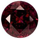 Natural Rich Rhodolite Gemstone, Round Cut, 8.54 carats, 12.2 mm , AfricaGems Certified - A Low Price