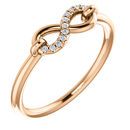 Buy 14 Karat Rose Gold .04 Carat Diamondfinity-Inspired Ring