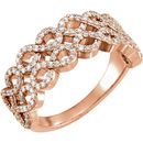 Buy 14 Karat Rose Gold 0.40 Carat Diamondfinity-Inspired Ring