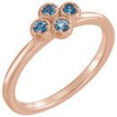 Shop 14 Karat Rose Gold Aquamarine Ring