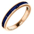 Shop 14 Karat Rose Gold Blue Sapphire Ring