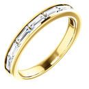 Genuine Sapphire Ring in 14 Karat Yellow Gold Sapphire Ring