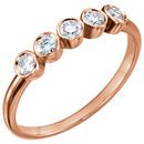 Buy 14 Karat Rose Gold 0.33 Carat Diamond Ring
