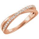 Buy 14 Karat Rose Gold 0.20 Carat Diamond Ring