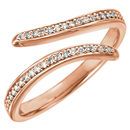 Shop 14 Karat Rose Gold 0.17 Carat Diamond Ring