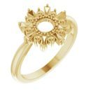 Great Gift in 14 Karat Yellow Gold 0.40 Carat Weight Diamond Circle Ring