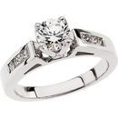 Diamond Ring in 14 Karat  Gold 0.40 Carat Diamond Engagement Ring