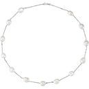 Buy Real 14 KT White Gold Freshwater Cultured Pearl 20