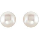 14 KT Yellow Gold 15mm Near Round Low Price on South Sea Pearl Earrings