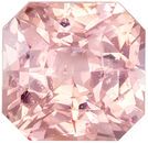 Very Pretty Untreated GIA Certified Sapphire Loose Gem, 2.09 carats, Peachy Pink, Radiant Cut, 6.68 x 6.51 x 4.84 mm