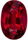 Fiery 2.1 carat Red Ruby GIA Certified Gemstone in Oval Cut 8.97 x 6.15 x 4.31 mm
