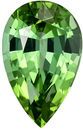 2.18 carats Blue Green Tourmaline Loose Gemstone in Pear Cut, Vivid Mint Green, 10.3 x 6.5 mm