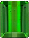 2.32 carats Green Tourmaline Loose Gemstone in Emerald Cut, Olivey Green, 9.1 x 7 mm
