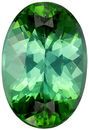 Loose 2.67 carat Green Tourmaline Gemstone in Oval Cut 11.1 x 7.5 mm