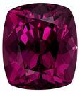 Stunning Red Rhodolite Garnet Faceted Gem, 4.49 carats, Cushion Cut, 9.4 x 8.1  mm , Amazing Color Low Price