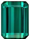 Unique Blue Green Tourmaline Loose Stone, 4.88 carats, Emerald Cut, 11.8 x 8.7  mm , High Quality Gemstone