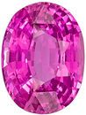 Popular 5.09 carats Pink Sapphire Oval Genuine Gemstone, 11.9 x 8.88 x 5.69 mm