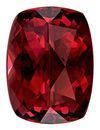 Faceted Rhodolite Garnet Gemstone, 6.91 carats, Cushion Cut, 12.6 x 9.4 mm, Great Deal on This Gem