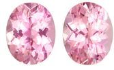 Authentic Pink Tourmaline Gemstones Pair, Oval Cut, 7.06 carats, 11 x 8.8 mm , AfricaGems Certified - A Deal
