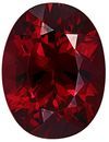 Terrific Buy on Red Rhodolite Garnet Gem, 7.16 carats, Oval Cut, 13.5 x 10.3  mm , Very High Quality Gem