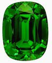 Fine Loose Gem  Green Tourmaline Gemstone, 7.54 carats, Cushion Cut, 12.9 x 9.9 mm Size, AfricaGems Certified
