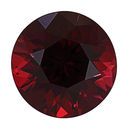 Great Deal on Red Rhodolite Garnet Faceted Gem, 9.34 carats, Round Cut, 12.4 mm , Very High Quality Gem