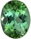 9 x 6.9 mm Blue Green Tourmaline Genuine Gemstone in Oval Cut, Vivid Blue Green, 1.85 carats