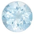 A Beauty Aquamarine Gemstone 0.72 carats, Round Cut, 6.1 mm, with AfricaGems Certificate
