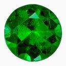 A Beauty Emerald Gemstone 0.26 carats, Round Cut, 4.3 mm, with AfricaGems Certificate