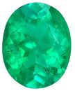 A Beauty Emerald Gemstone 0.96 carats, Oval Cut, 7.8 x 6.2 mm, with AfricaGems Certificate